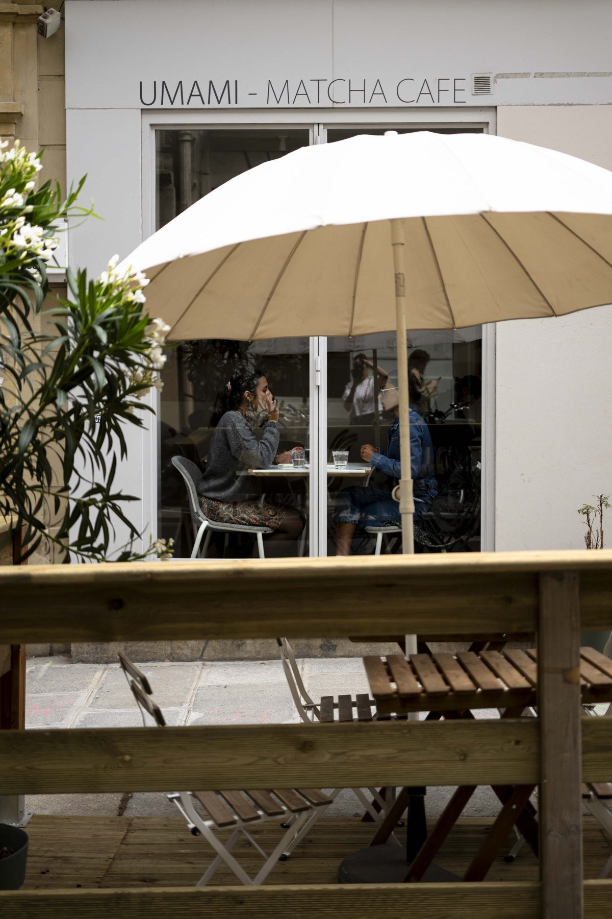 Façade du Umami Matcha Café, 22 rue Béranger, Paris 3